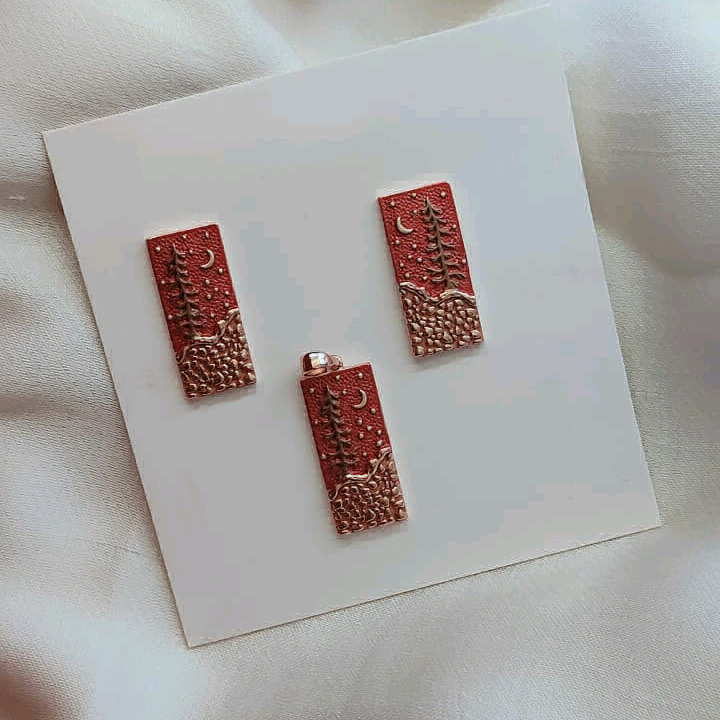 Tree Theme Pink Pendant Set 